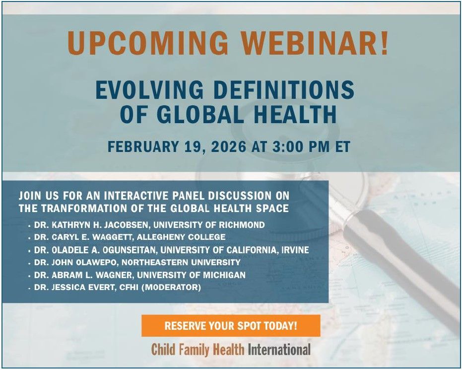 Evolving Definitions of Global Health