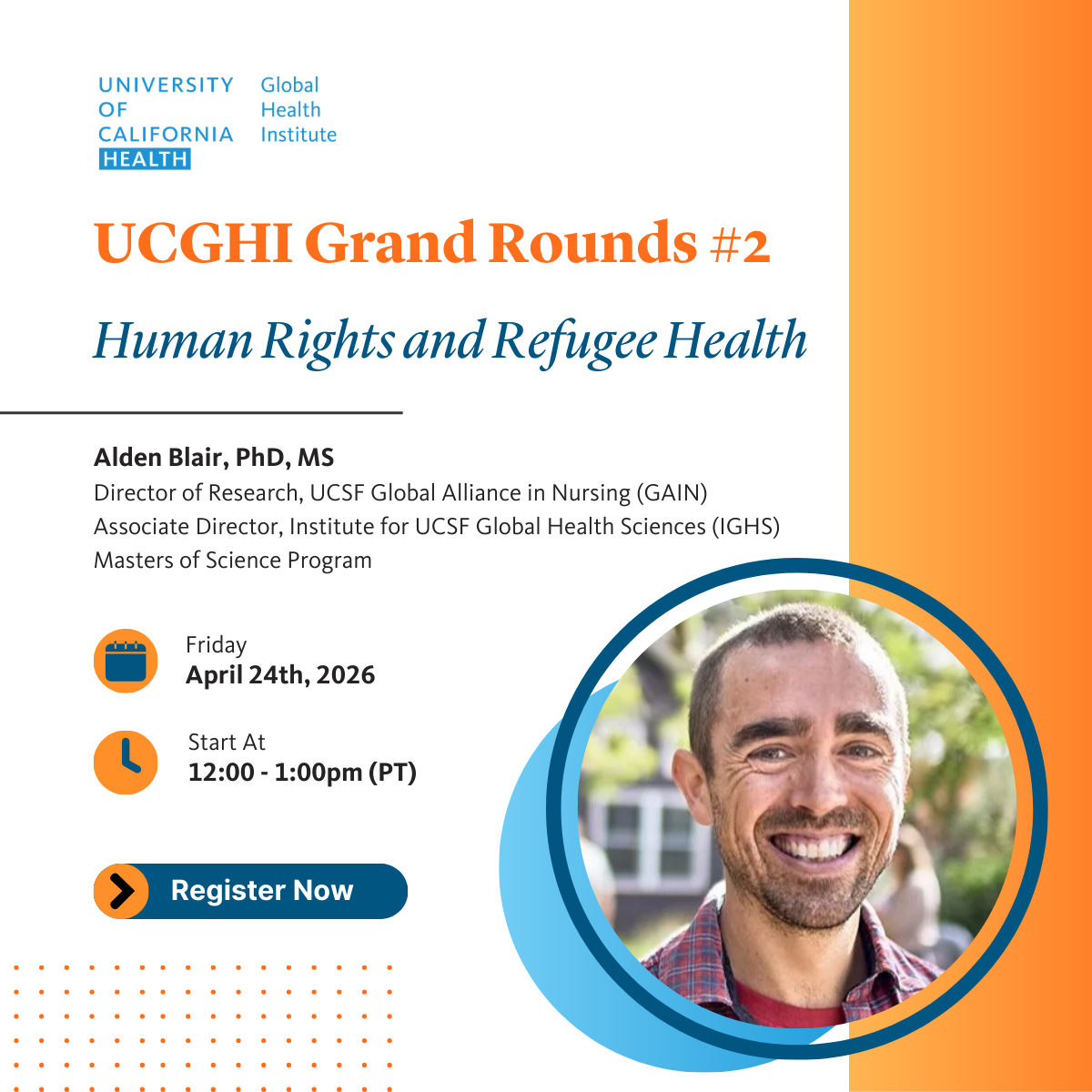 UCGHI Grand Rounds: Human Rights and Refugee Health